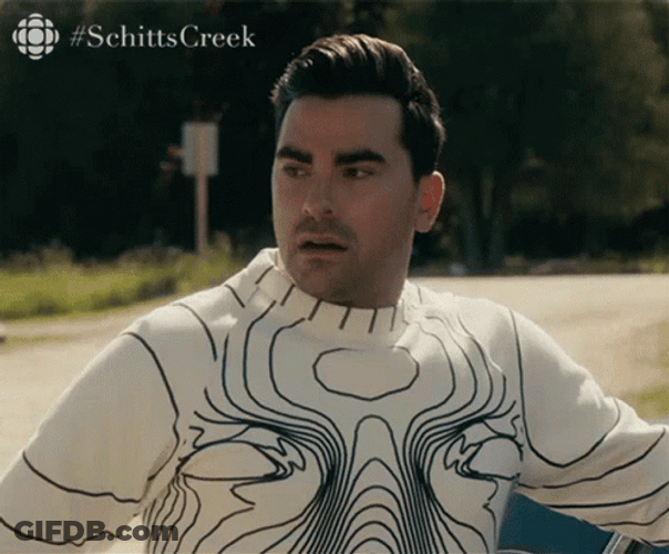 Dan Levy Big Deep Breath GIF