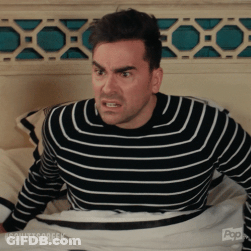 Dan Levy Meltdown Of Frustration GIF