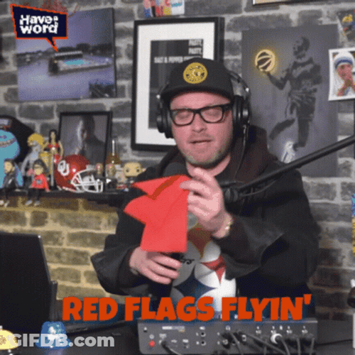 Dan Nightingale Red Flag GIF