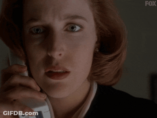 Dana Scully I'm On My Way GIF