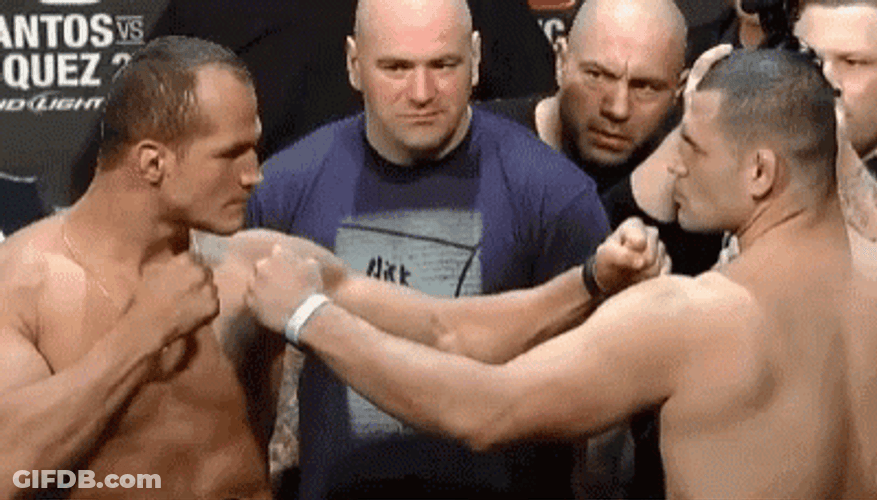 Dana White And Joe Rogan Funny Face GIF
