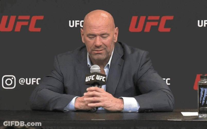 Dana White Hold Up Smiling GIF