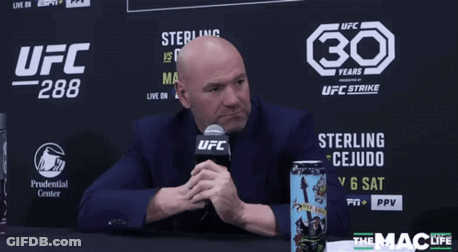 Dana White Interview Of UFC 288 GIF