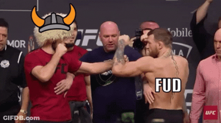 Dana White Separate Connor And Khabib GIF