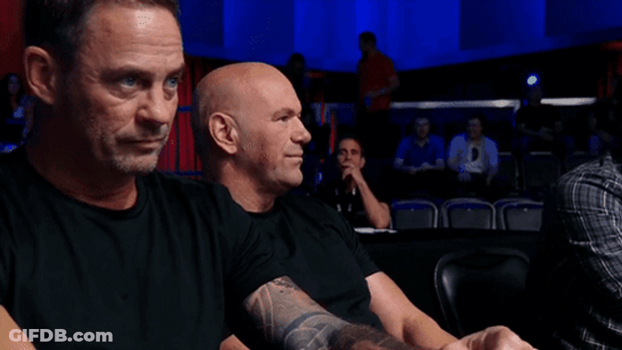 Dana White Shake His Head GIF