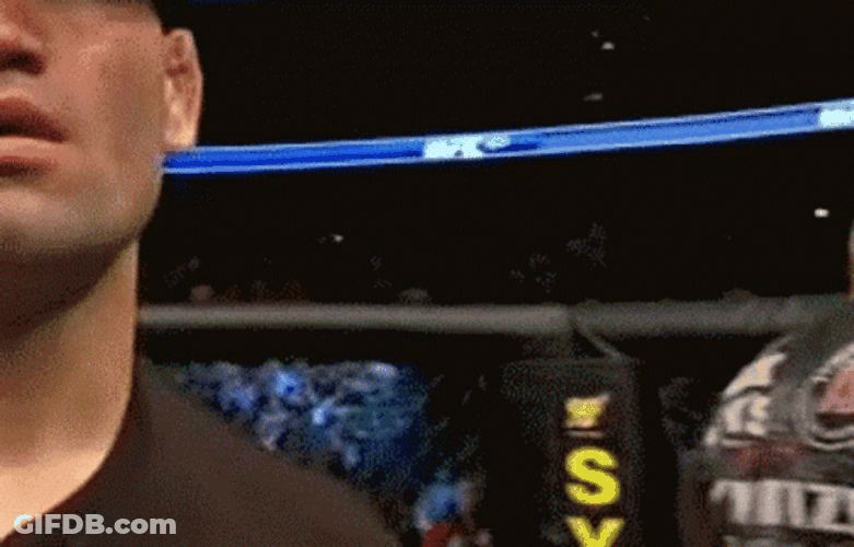 Dana White Standing Behind GIF