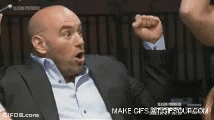 Dana White Was Shock GIF