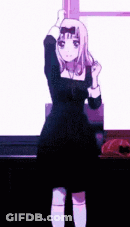 Dance Anime Chika Fujiwara GIF