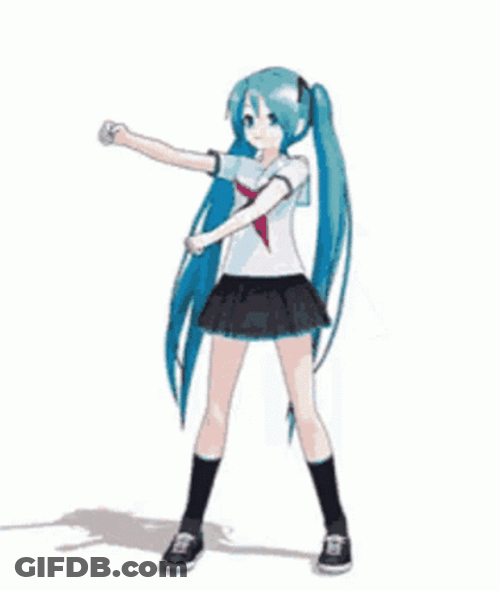 Dance Anime Hatsune Miku GIF