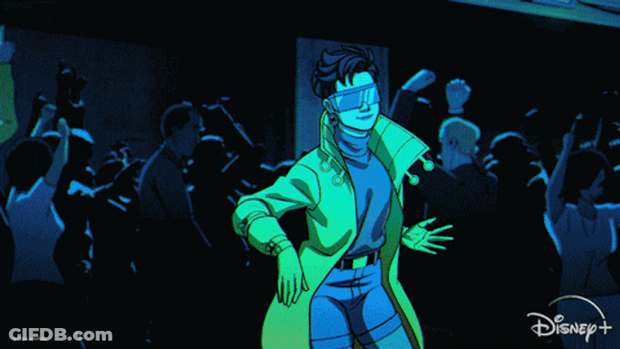 Dance Anime Jubilation Lee X-Men GIF