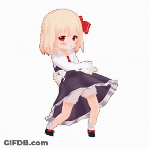 Dance Anime Little Rumia Swagging GIF