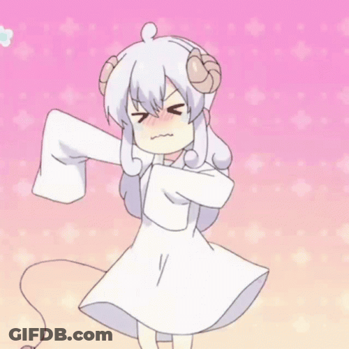 Dance Anime Machikado Mazoku GIF