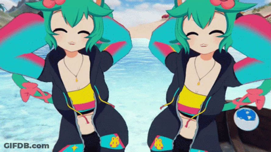 Dance Anime Rosedoodle Beepu GIF