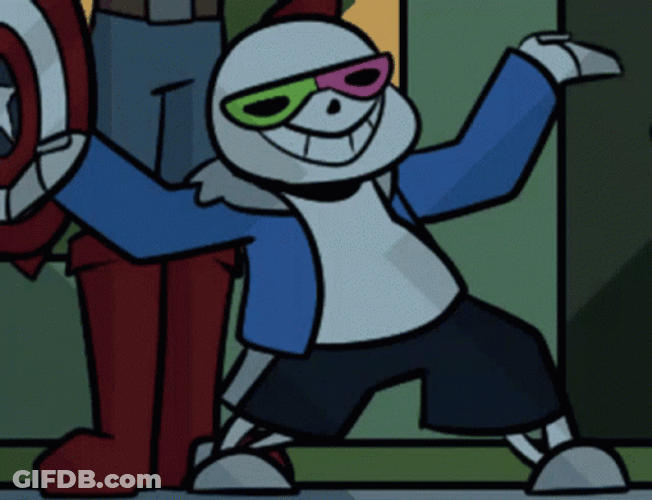 Dance Meme Fresh Sans Undertale AU GIF
