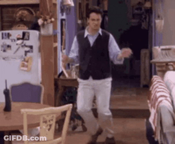 Dance Meme Funny Chandler Friends GIF