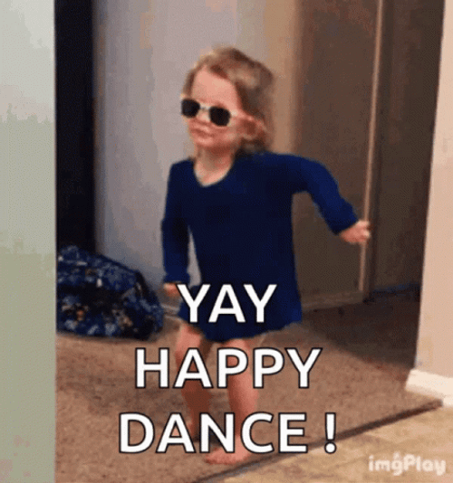 Dance Meme Happy Cool Girl GIF