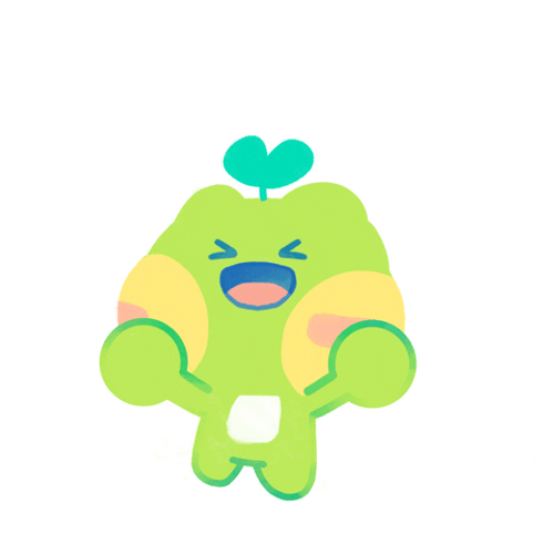 Dance Of Love Cute Frog GIF