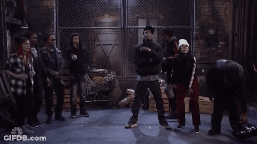 Dance Off On Saturday Night Live GIF