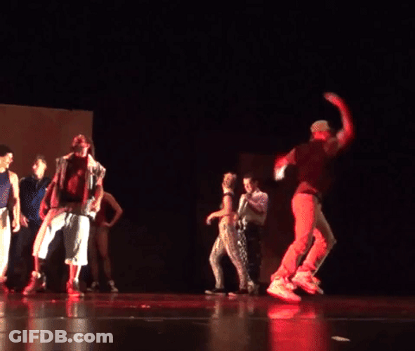 Dance Off On Stage GIF
