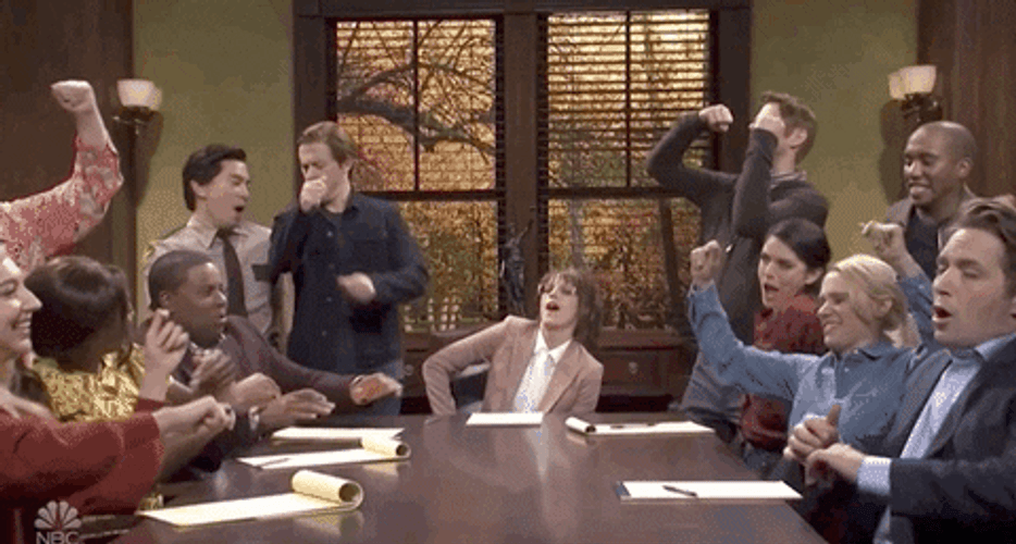 Dance Party Office Workers GIF