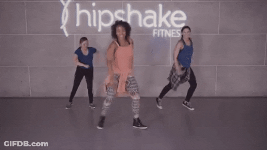 Dancehall Hip Shake Fitness Work Out GIF