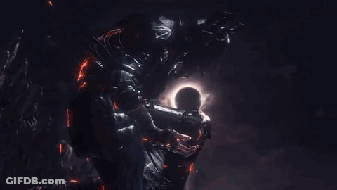 Dancer Of The Boreal Valley Knight Fighting Monster GIF