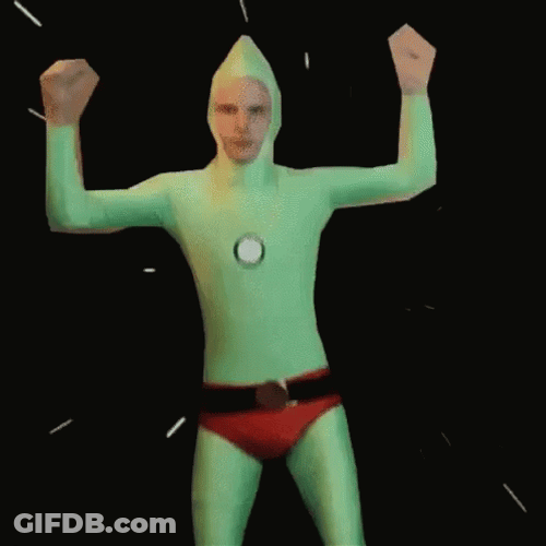 Dancing Alien Man GIF