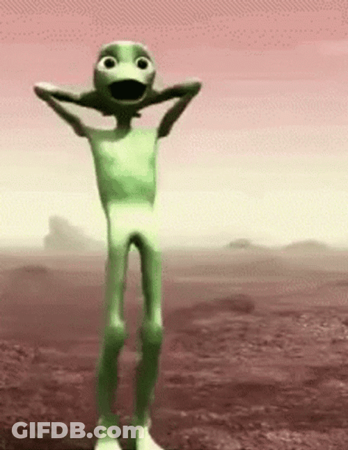 Dancing Alien Twerking GIF