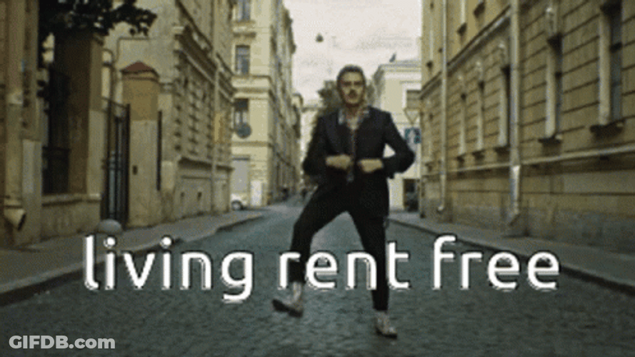 Dancing And Living Rent Free GIF