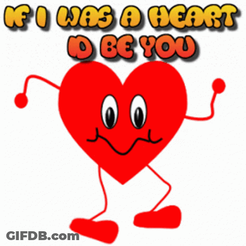 Dancing And Moving Heart GIF