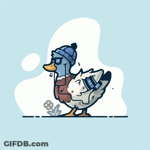 Dancing Animal Duck GIF