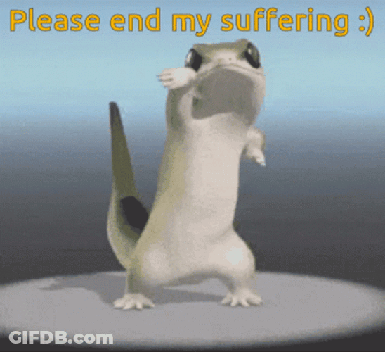 Dancing Animal End My Suffering GIF