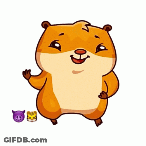 Dancing Animal Hamster Sticker GIF
