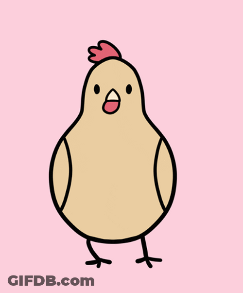 Dancing Animated Buff Chicken GIF