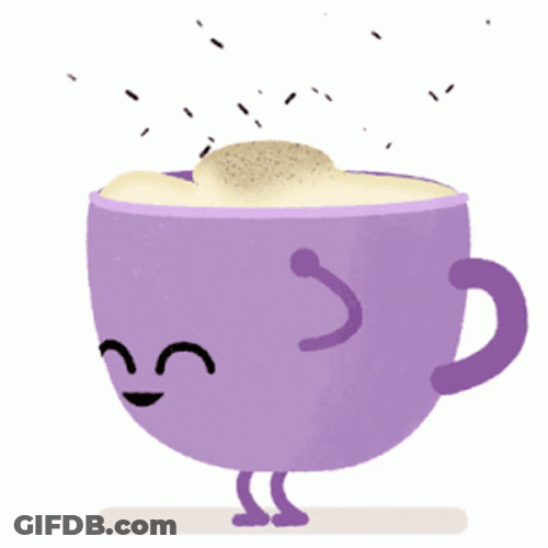 Dancing Animated Coffee GIF