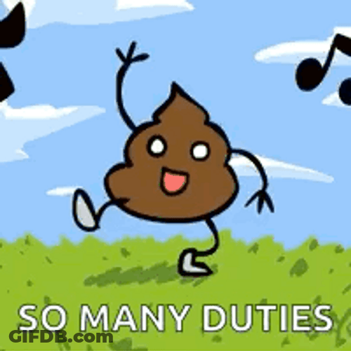 Dancing Animated Dog Poop GIF