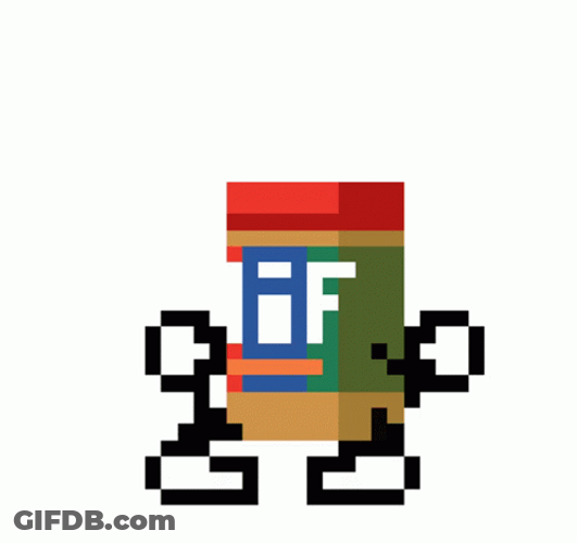 Dancing Animated Jif Peanut Butter Jar GIF