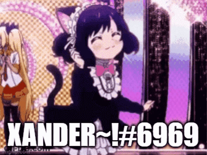 Dancing Anime Cat Girl Xander GIF