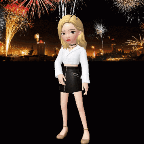 Dancing Avatar Fireworks Meme GIF
