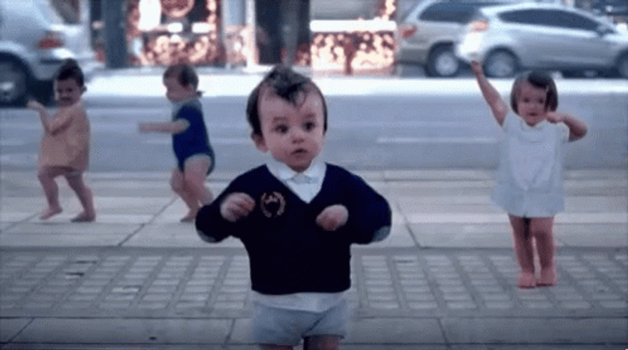 Dancing Baby Cool Street Dance GIF