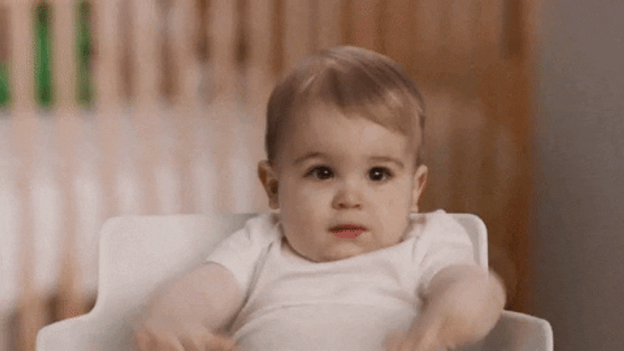 Dancing Baby Cute Excited Hands GIF