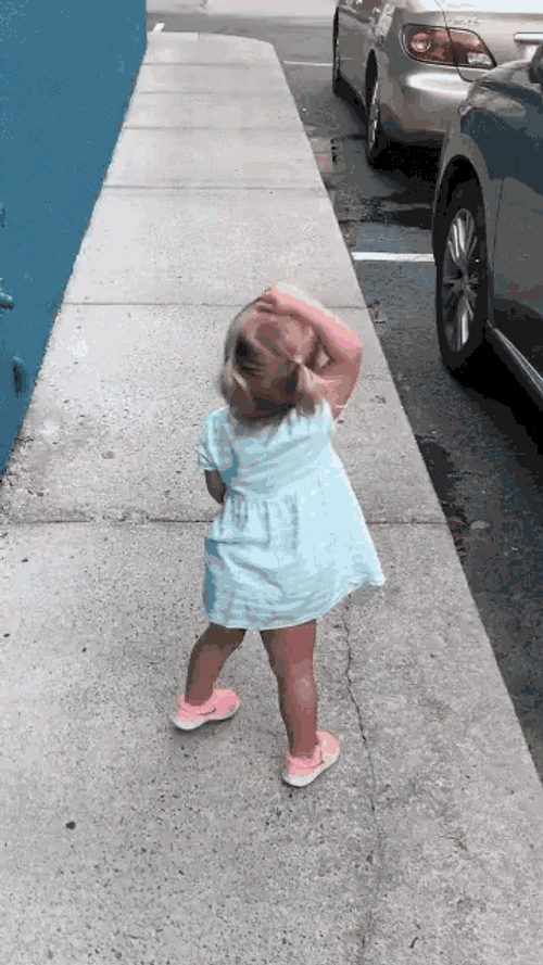 Dancing Baby Girl Happy Jumping GIF