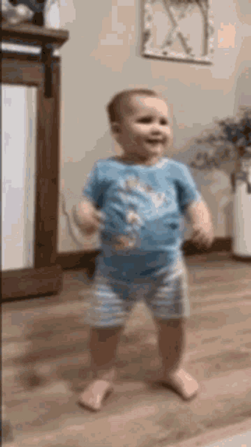 Dancing Baby Happy Hip Sway GIF