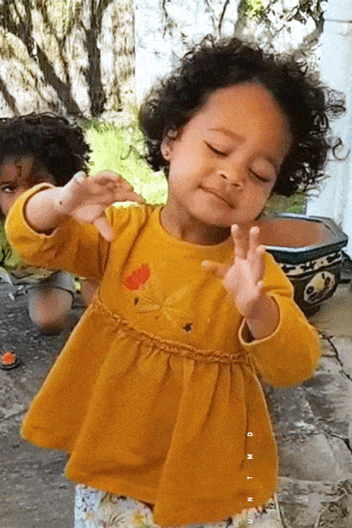 Dancing Baby Happy Peaceful Vibes GIF