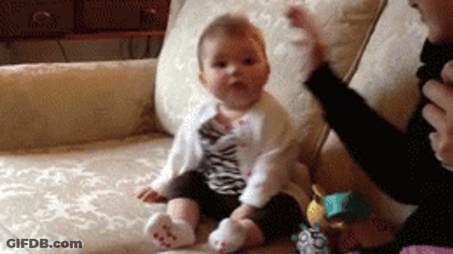 Dancing Baby Head Bop Grooving GIF