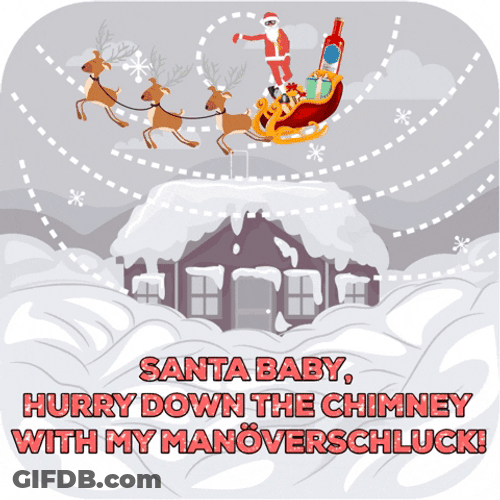 Dancing Baby Santa Claus Snow GIF