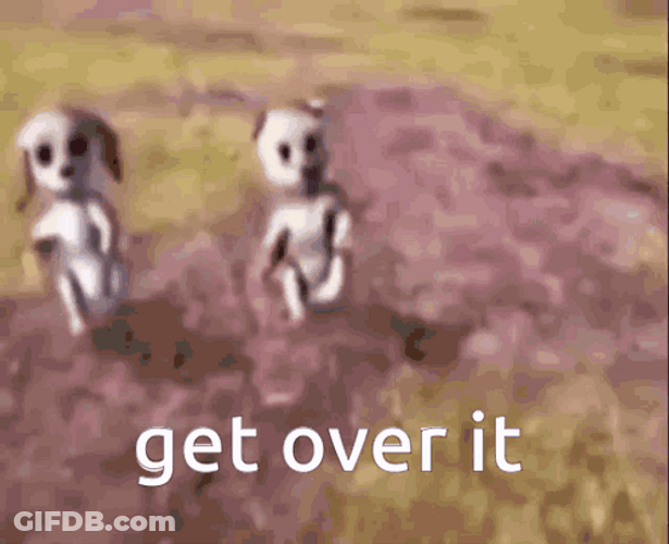 Dancing Barbie Dogs Get Over It GIF