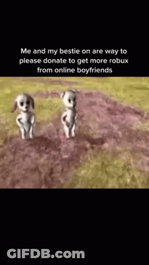 Dancing Barbie Dogs Robux Payments Meme GIF