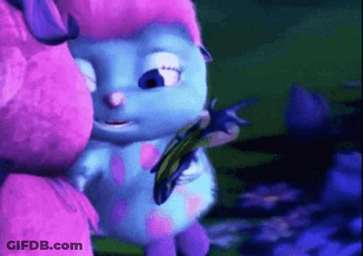 Dancing Barbie Dogs Surprised Response Bibble GIF