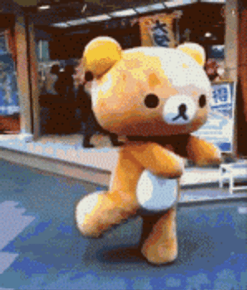 Dancing Bear Cute Rilakkuma GIF